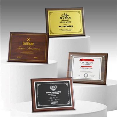 Dřevěná plaketa pro odchod do důchodu